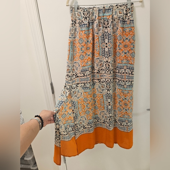 Anthropologie VanessaVirginia Palme Silk Maxi Skirt - Picture 4 of 10